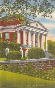 Rotunda at University of Virginia Postcard Virginia - Picture 1 of 2