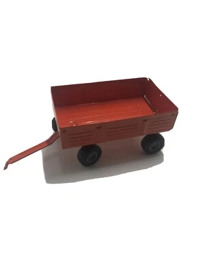 Ertl Orange Farm Wagon Tailgate Metal - Image 1 of 4