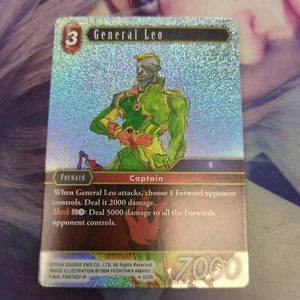 Final Fantasy TCG Opus IV General Leo 4-023H Foil - Picture 1 of 2
