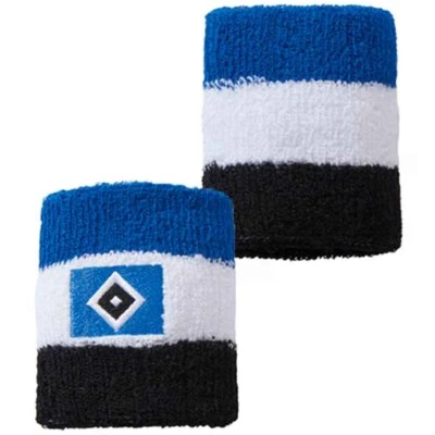 HSV Hamburger SV Schweissband 2er Set Schweissbänder Nur der HSV Logo Fanartikel