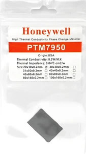 Honeywell PTM7950 20x30mm Phase Change Thermal Paste Laptop CPU Graphics - Afbeelding 1 van 1