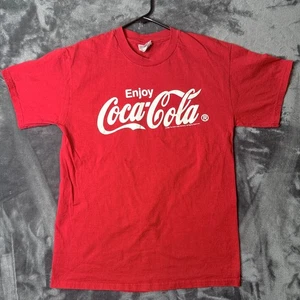 Vintage 1999 Coca Cola rotes kurzärmliges Promo T-Shirt Größe Medium Jugend Bowling - Bild 1 von 7