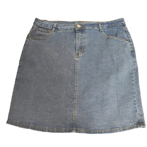 Chouyatou Denim Skirt Stretch Mini. Women's Size 2XL - Picture 1 of 9