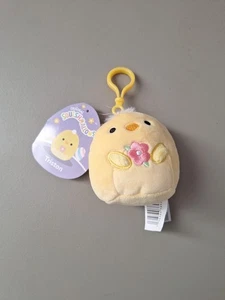 NEU Squishmallow Huhn Triston Küken 3,5 Zoll Clip Schlüsselanhänger Stofftier Plüsch - Bild 1 von 1
