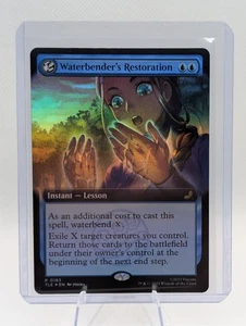 MTG Avatar The Last Airbender Waterbender's Restoration #0183 Extended Art Foil - Picture 1 of 2