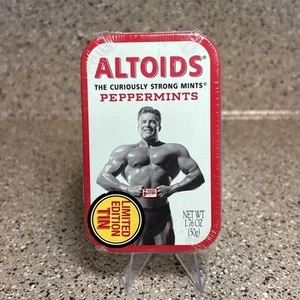 VHTF Altoids Limited Edition "Strong Man” design New Sealed - Picture 1 of 6