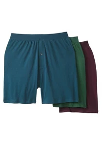 KingSize Men's Big & Tall 3-Pack Cotton Boxers - Picture 1 of 41