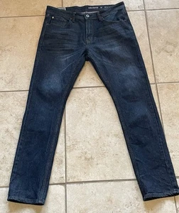 MBX Slim Stretch Jeans Mens Size 34x32 Dark Blue Denim - Picture 1 of 8