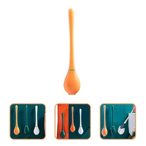  Toilet Brush Wall Mounted Wall-mounted Silicone Bathroom Scrubber - Picture 1 of 12