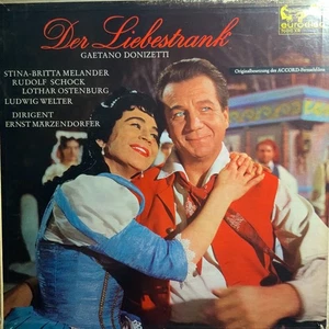 DONIZETTI-DER LIEBESTRANK-MELANDER-ORIGINAL EURODISC 2-LP VINYL BOX SET-USED - Picture 1 of 6