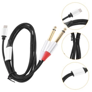 Type-C to 6.5 Audio Cable Usb Stereo Adapter Equipment Converter - Photo 1 sur 12