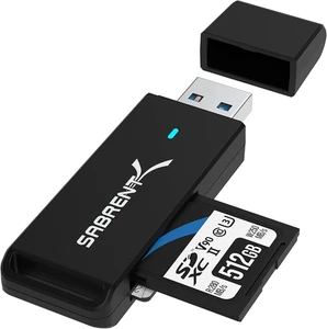 USB 3.0 Micro SD & SD Kartenleser CR-T2MS schnelle Datenübertragung - Bild 1 von 12