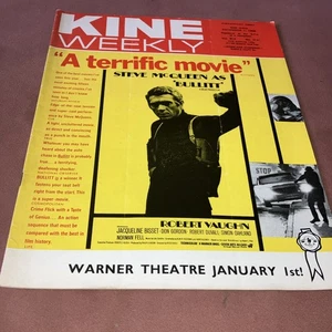 Kine Weekly 1968.Steve McQueen Bullitt. Carry on up the Khyber.Battle of Britain - Picture 1 of 3