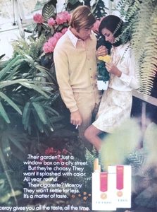 Vintage Retro 1970 Ad Viceroy Cigarettes Da Todo El Sabor Todo El Tiempo - Imagen 1 de 2