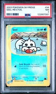 SEEL 94/144 PSA 7 SKYRIDGE E READER REVERSE HOLO POKEMON CARD ENGLISH - Picture 1 of 4