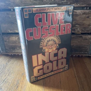 SIGNED Inca Gold by Clive Cussler First Edition 1st Print SOLID COPY! HC DJ - Imagen 1 de 13