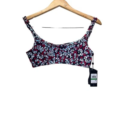Tommy Hilfiger Swim Top Women’s Size L Floral Print Bikini Tankini NWT - Image 1 of 4