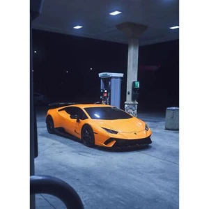 Lamborghini Huracan Car Poster Wall Art #030 - High Resolution Automotive Elegan - Picture 1 of 12