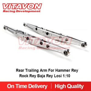 VITAVON CNC Alu7075 Rear Trailing Arm For Hammer Rey Rock Rey Baja Rey Losi 1:10 - Picture 1 of 4