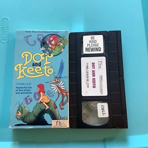 Dot and Keeto VHS OOP Scarce Video Title (1986) Original RARE Box - Picture 1 of 5