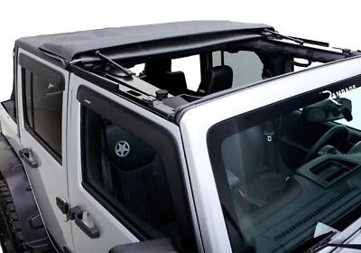 Rampage Trlvw Frmls Soft Top Fits: 2007-2017 Jeep Wrangler; 2018 Jeep Wrangler J Foto 1 de 4