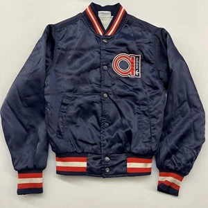 Adidas Vintage 80s OG Satin Bomber Jacket Trefoil Hip Hop RUN DMC, YOUTH MEDIUM - Picture 1 of 13