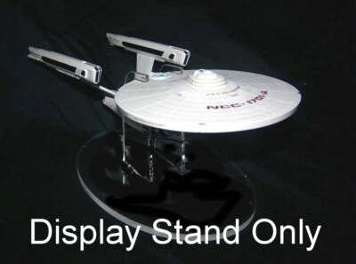 acrylic display stand for Eaglemoss Star Trek XL Enterprise 1701 TOS refit & A - Image 1 of 3