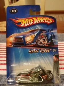 Hot Wheels 2005 Schorchin' Scooter #079/185 Black Rebel Rides #4/5 - Picture 1 of 4