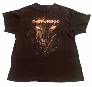 Bravado Disturbed Graphic TShirt Mens Size XL Black Tee Short Sleeve - Picture 1 of 4
