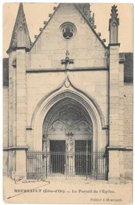 MEURSAULT 21 Portal de L'Eglise CPA Sepia unzirkuliert nummeriert Nr. 1654 undatiert - Bild 1 von 2