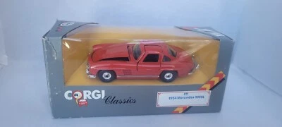 WOW - CORGI Classics #811 1954 MERCEDES BENZ 300SL - Red NIB, Gull wing doors - Image 1 of 4