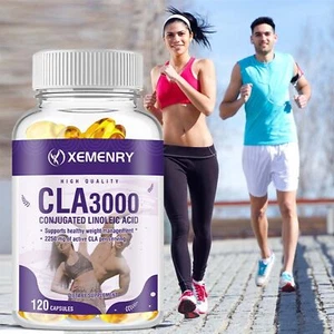 CLA 3000 - Weight Loss, Lean Muscle, Fat Burning - Non-Stimulating Safflower Oil - Foto 1 di 13