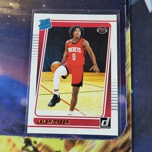 Jalen Green 2021-22 Panini Donruss Rated Rookie Card #209 Houston Rockets - Picture 1 of 2