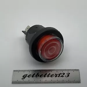 1pc RLEIL RL5 T125/55 Red Button Pushbutton Switch with Waterproof Cover - Picture 1 of 9