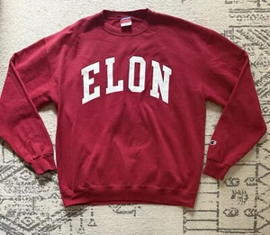 Champion Reverse Weave Sweatshirt Elon University Herren XL Y2k Vintage - Bild 1 von 4
