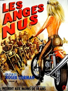 MOTOCICLETA Jennifer Gan Ángeles desnudos Roger Corman 1969 PÓSTER FRANCÉS 47x63 - Imagen 1 de 1