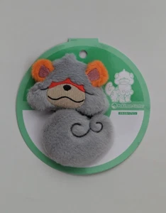 new! Pokemon Center 2022 Japan Hisuian Growlithe set of 2 plush hair pins - Picture 1 of 7