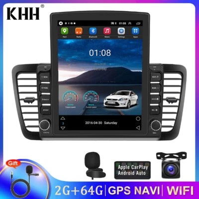 Radio de coche 9,7" para Subaru Outback Legacy 2003-2009 Carplay Android BT GPS navegación Foto 1 de 4