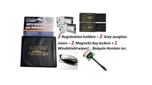 Must Have New Car Package Registration holders Sunglass Visor Wipers Key holders - Picture 1 of 8