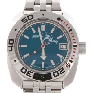 Vostok Amphibia 710059 Watch Scuba Dude Diver Mechanical Automatic US SELLER - Picture 1 of 10