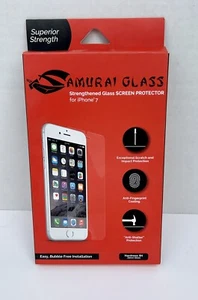 Samurai Glass iPhone 7 Strengthed Glass Screen Protector Hardness 9H (A7) - Picture 1 of 2