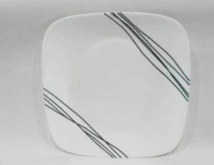 ❤️ Corelle SIMPLE SKETCH Square 10 1/2" DINNER PLATE *Contemporary Black Lines - Picture 1 of 3