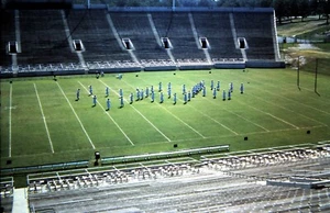 1952 Red Border Slide, Band Rehearsing for Football Game, Little Rock - Arkansas - Picture 1 of 1