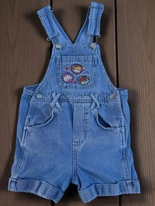 Vintage 1996 Rugrats Shortalls Character Emrboidery Nickelodeon Size 5 90’s - Bild 1 von 11
