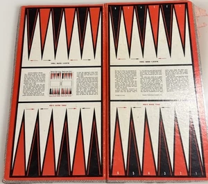 Vintage Western Whitman Publishing Co. Spielbrett Nr. 4101 Backgammon Dame - Bild 1 von 8