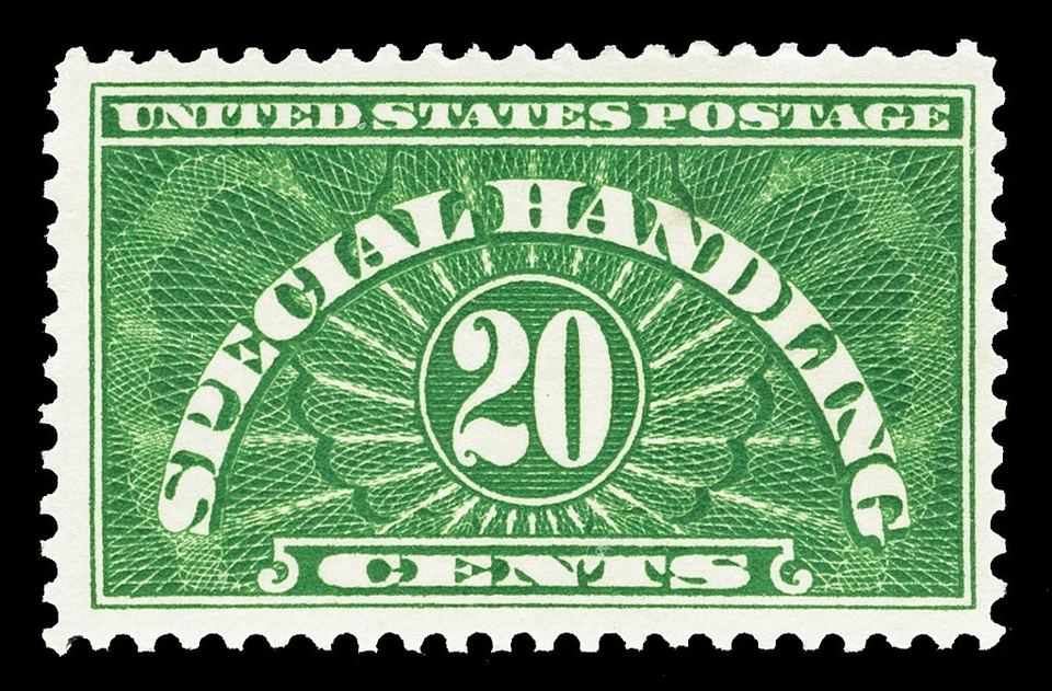 Scott QE3 1928 20c Special Handling Booklet Paper Mint F-VF NH Cat $8.75 - Image 1 of 1