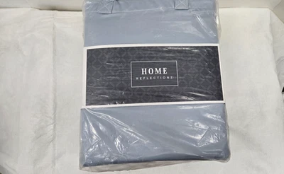 Juego de sábanas Home Reflections 1000 hilos mezcla algodón Queen Periwinkle azul Foto 1 de 4