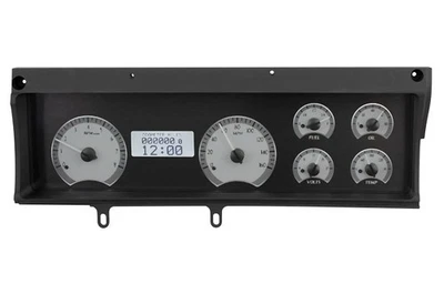 Dakota Digital 70-72 Malibu/ El Camino Silver/White Gauge Kit VHX-70C-MAL-S-W - Image 1 of 4