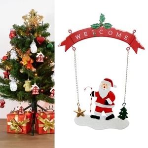 Christmas Hanging Sign Welcome Sign DIY Crafting Handmade Accessories Decorative - Picture 1 of 7
