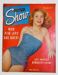 Vintage Pin Up Magazin Bilderschau Dezember 1950 Betty Brosemer - Bild 1 von 9